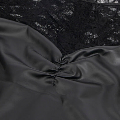SUBBLIME - 955601 LONG-SLEEVED DRESS WITH BLACK LACE L/XL