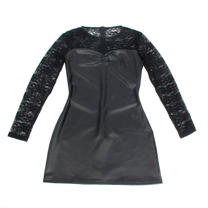 SUBBLIME - 955601 LONG-SLEEVED DRESS WITH BLACK LACE L/XL