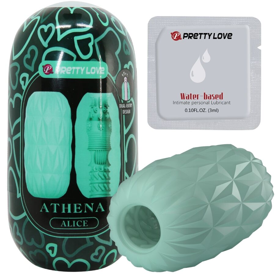 PRETTY LOVE - ATHENA ALICE TURQUOISE MALE MASTURBATOR