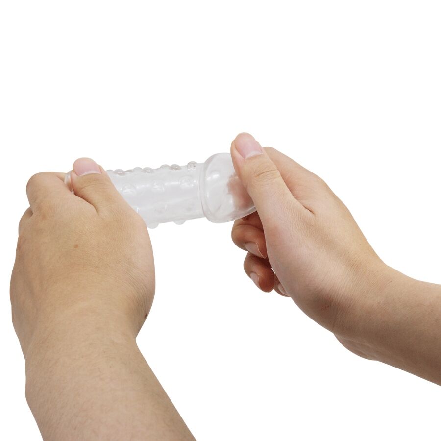 PRETTY LOVE - FUNDA PARA PENE APRETADA Y VOLUMINIZADORA TRANSPARENTE