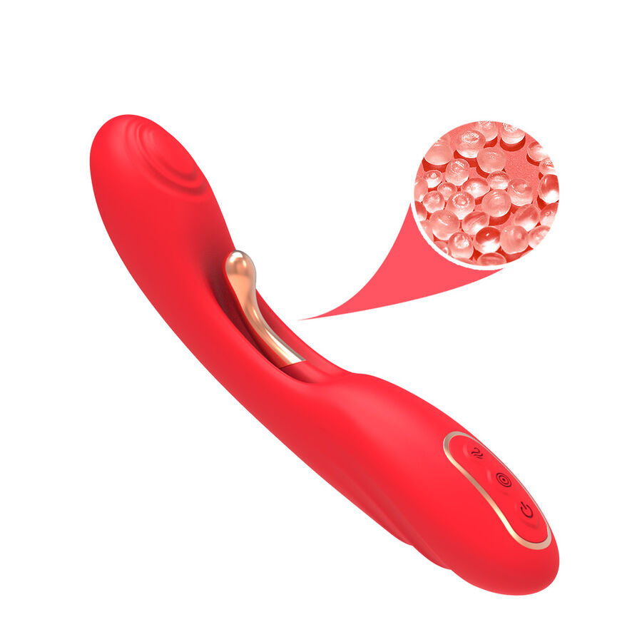 ARMONY - VIBRADOR CON LENGUA OSCILANTE ROJO