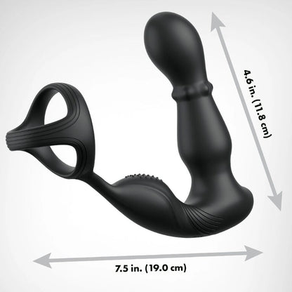 ANAL FANTASY ELITE COLLECTION - ANILLO Y MASAJEADOR ANAL VIBRADOR CON CONTROL REMOTO
