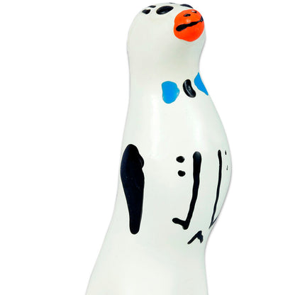 CONDOMERIE - PRESERVATIVO DECORATIVO PINTADO A MANO PINGÜINO