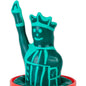 CONDOMERIE - PRESERVATIVO DECORATIVO PINTADO A MANO ESTATUA DE LA LIBERTAD MODELO 1