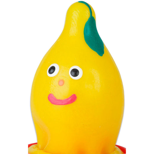 CONDOMERIE - PRESERVATIVO DECORATIVO PINTADO A MANO LIMÓN