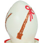 CONDOMERIE - PRESERVATIVO DECORATIVO PINTADO A MANO HUEVO DE PASCUA BLANCO