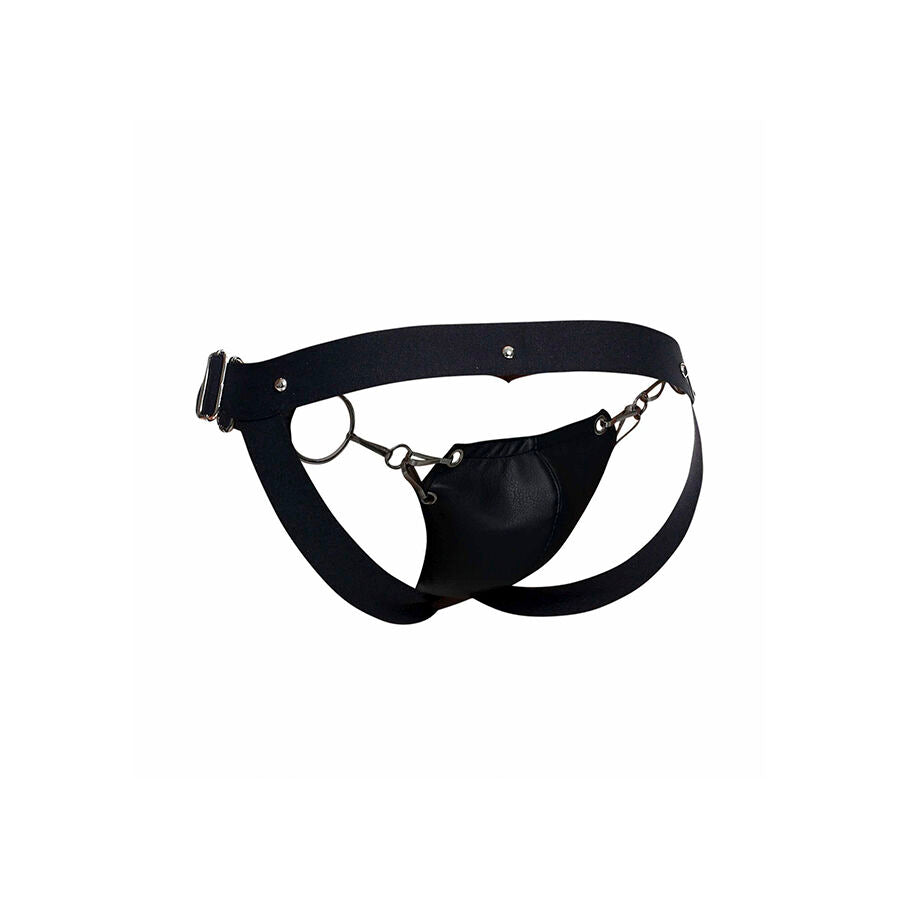 MOB - DNGEON JOCKSTRAP NEGRO A PRESIÓN TALLA ÚNICA