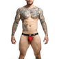 MOB - DNGEON JOCKSTRAP ROJO CON CADENAS TALLA ÚNICA