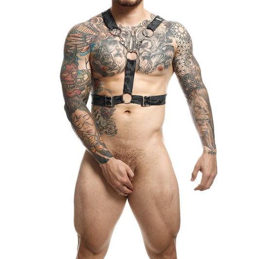 MOB - DNGEON ARNÉS PLATEADO CON CADENAS TALLA ÚNICA