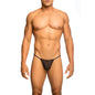 MOB - TANGA TRANSPARENTE CON FORMA DE T NEGRO TALLA L/XL