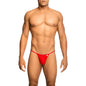 MOB - TANGA TRANSPARENTE CON FORMA DE T ROJO TALLA L/XL