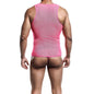 MOB - BODYSHEER TRANSPARTE ROSA TALLA L/XL