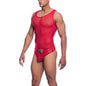 MOB - BODYSHEER TRANSPARTE ROJO TALLA L/XL