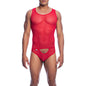 MOB - BODYSHEER TRANSPARTE ROJO TALLA L/XL