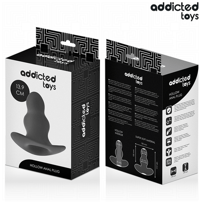 ADDICTED TOYS - PLUG ANAL HUECO SILICONA TALLA XL 13,9 CM