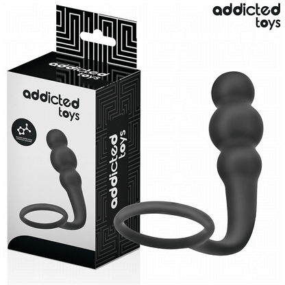 ADDICTED TOYS - PLUG ANAL CON ANILLO SILICONA MODELO 1