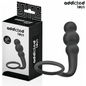 ADDICTED TOYS - PLUG ANAL CON ANILLO SILICONA MODELO 1