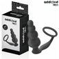 ADDICTED TOYS - PLUG ANAL CON ANILLO SILICONA MODELO 5