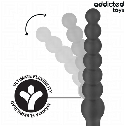 ADDICTED TOYS - MASAJEADOR ANAL DOBLE SILICONA 24 CM
