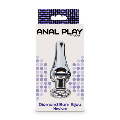 TOYJOY - ANAL PLAY DIAMANTE BUM BIJOU PLUG ANAL MEDIANO