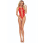 PASSION - BS112 BODYSTOCKING ENCAJE ROJO