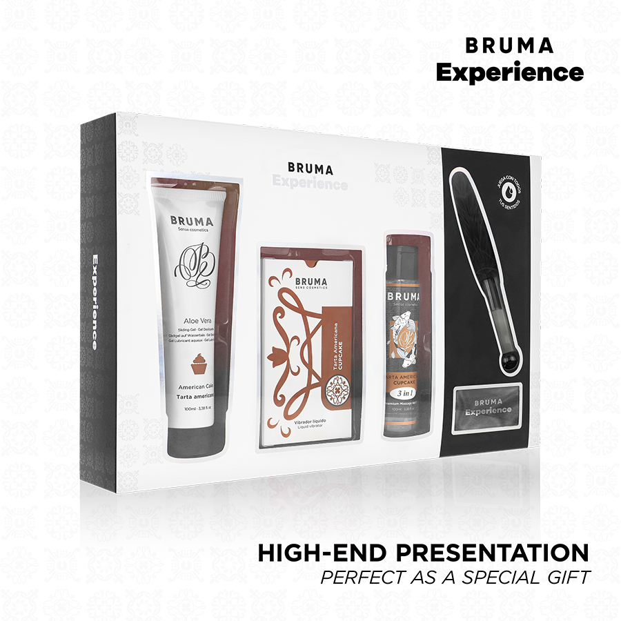 BRUMA XPERIENCE - KIT TENTACIÓN DULCE TARTA AMERICANA VIBRO-ORGÁSMICA