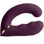 ROCKS- OFF - GEMINI VIBRADOR DUAL PUNTO G Y ESTIMULADOR CLÍTORIS MORADO