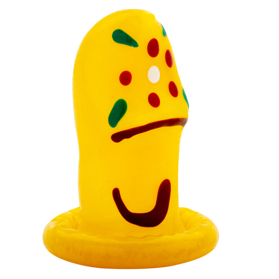 CONDOMERIE - PRESERVATIVO DECORATIVO PINTADO A MANO ZUECO