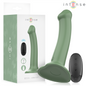 INTENSE - BECCA VIBRADOR CON VENTOSA 10 VIBRACIONES VERDE CONTROL REMOTO