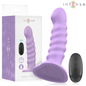 INTENSE - BRENDA VIBRADOR TALLA M DISEÑO EN ESPIRAL 10 VIBRACIONES MORADO CONTROL REMOTO