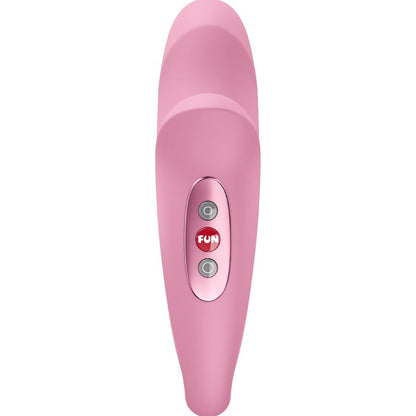 FUN FACTORY - VELOCE DOBLE VIBRADOR INSERTABLE AIR PULSE ROSA