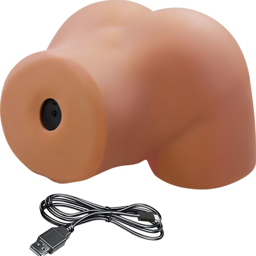 CRAZY BULL - ILANA TRASERO FEMENINO REALISTA VIBRADOR & SUCCIONADOR CON SONIDO 6.8 KG