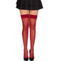LEG AVENUE - 1957 MEDIAS DE LIGUERO CON FLORES ROJAS - TALLA ÚNICA
