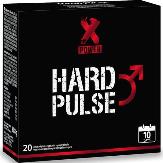 XPOWER - HARD PULSE TRATAMIENTO EXPRÉS 10 DÍAS ERECCIÓN Y RESISTENCIA 20 CÁPSULAS