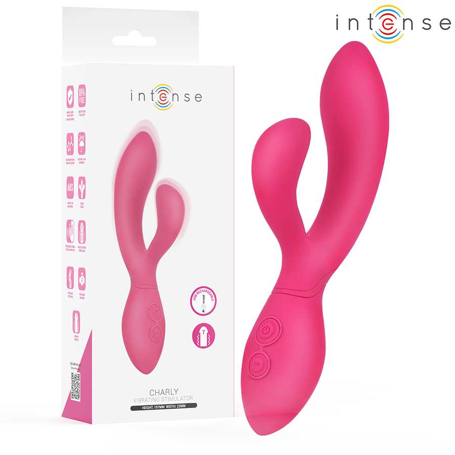 INTENSE - CHARLY ESTIMULADOR VIBRADOR ARTICULABLE