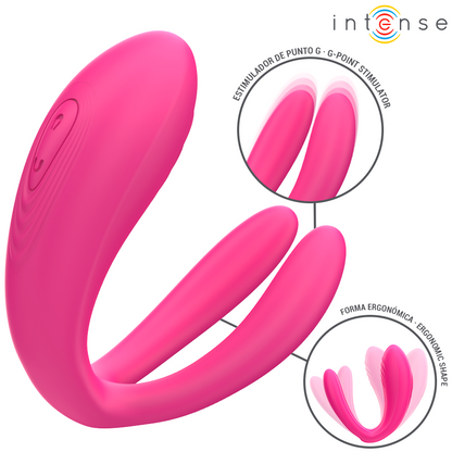 INTENSE - JULIA VIBRADOR & ESTIMULADOR DE PINZAS CONTROL REMOTO