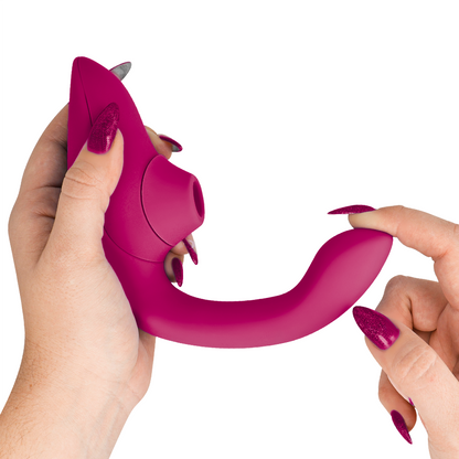 WOMANIZER - BLEND ESTIMULADOR VIBRADOR RABBIT FUCSIA