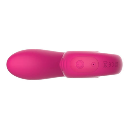 SNAIL VIBE - GIZI LITE VIBRADOR DUAL PUNTO G Y CLÍTORIS ROSA