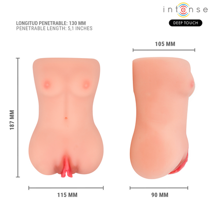 INTENSE DEEP TOUCH - CATHERINE MASTURBADOR CON VOZ VIBRADOR & SUCCIÓN