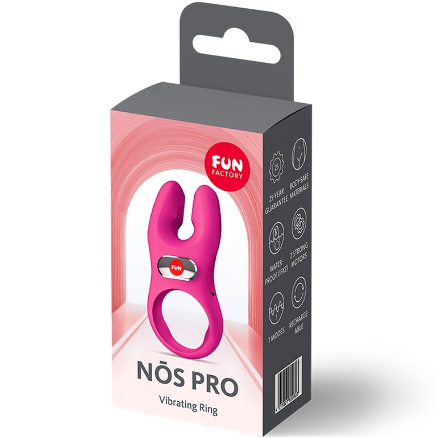 FUN FACTORY - NOS PRO ANILLO VIBRADOR PENE MAGENTA