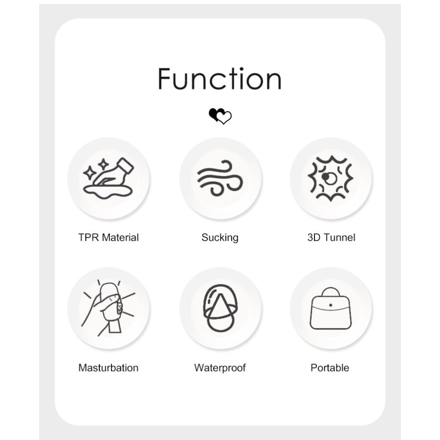 PRETTY LOVE - COLE MASTURBADOR DOBLE ENTRADA