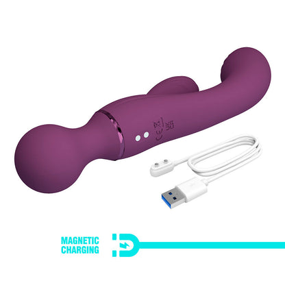PRETTY LOVE - ALL ROUNDER VIBRADOR PUNTO G MORADO