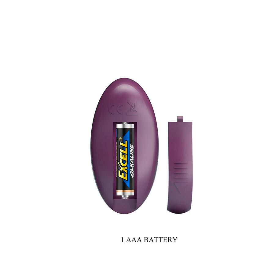 PRETTY LOVE - LUKA SIT-DOWN VIBRADOR CON EFECTO CALOR Y CONTROL REMOTO