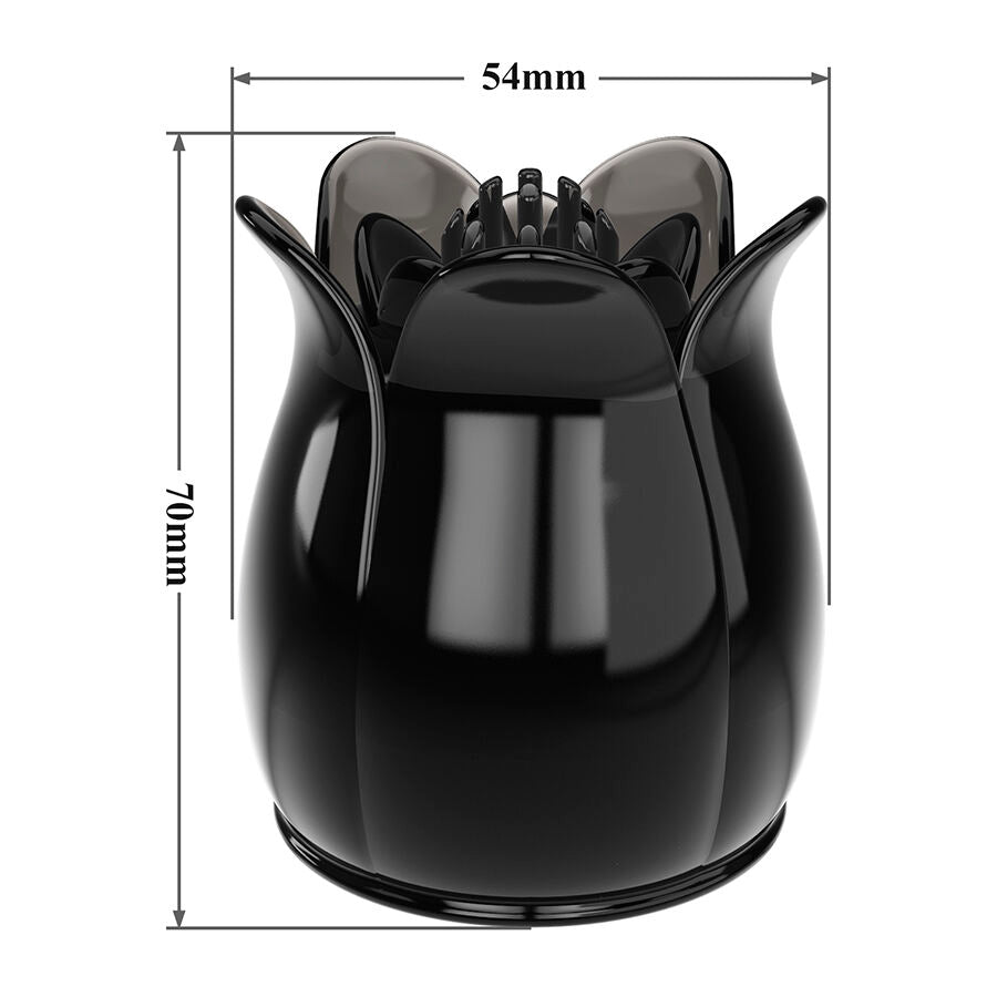 PRETTY LOVE - SECRET GARDEN CABEZAL MASAJEADOR NEGRO