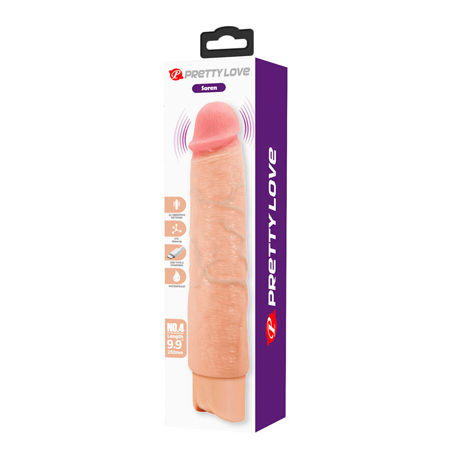 PRETTY LOVE - SOREN VIBRADOR REALÍSTICO FLEXIBLE