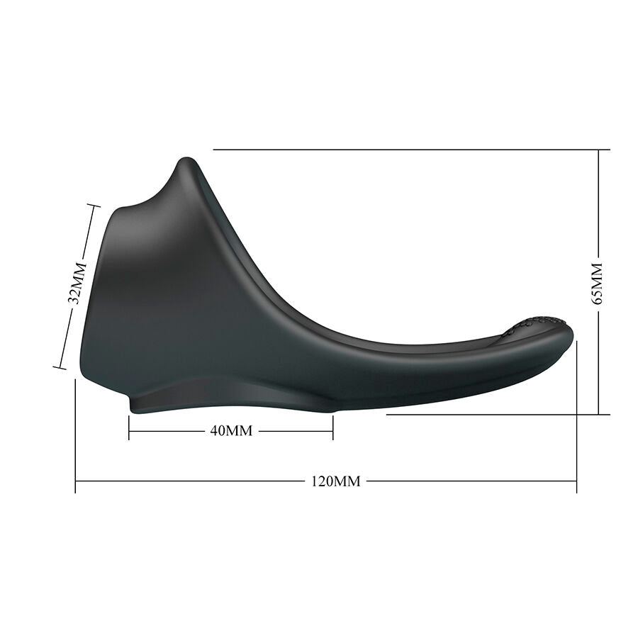 CRAZY BULL - ZADOK ANILLO ERGONÓMICO CON ESTIMULADOR DE PERINÉ