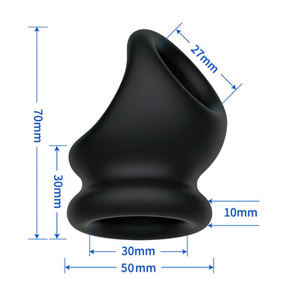 CRAZY BULL - OBERON ANILLO DE SOPORTE PARA PENE Y TESTÍCULOS