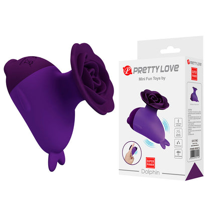 PRETTY LOVE - DOLPHIN MINI VIBRADOR CON SUJECIÓN