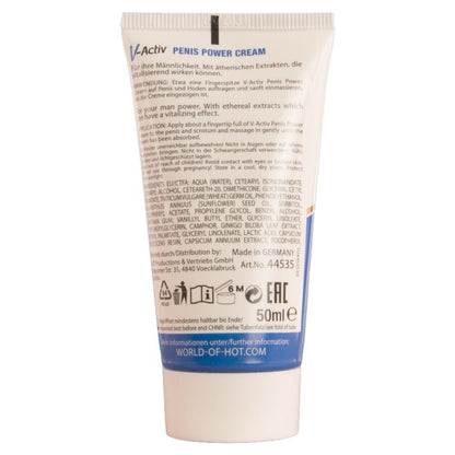 HOT - V-ACTIV PENIS POWER CREMA PARA HOMBRE 50 ML