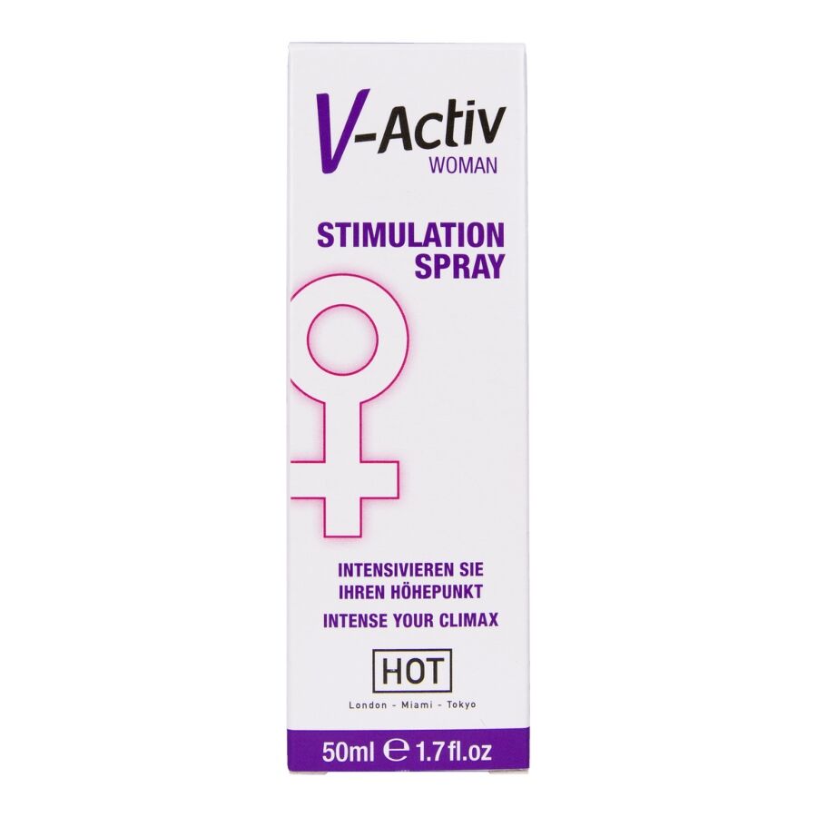 HOT - V-ACTIV SPRAY ESTIMULANTE PARA MUJER 50 ML